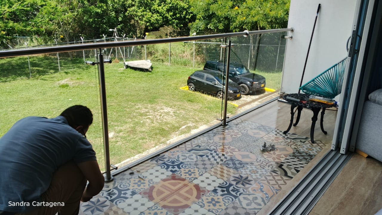 vinilo frosted antes